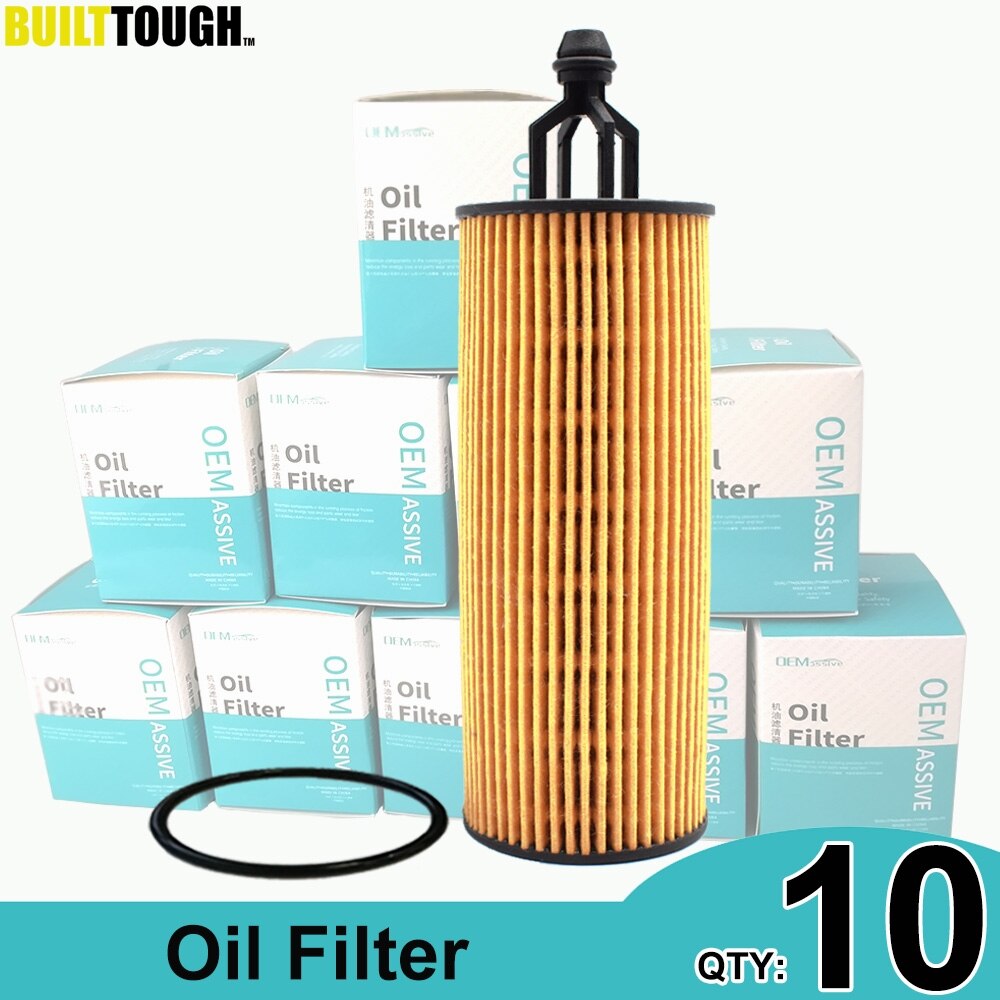 QTY 10, 68191349AA Oil Filter For Chrysler Jeep Dodge Avenger / Fiat Freemont