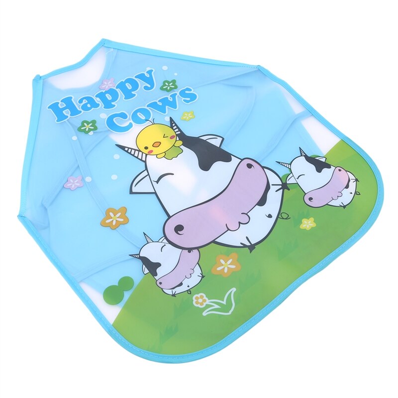 Baby Slabbertjes Waterdicht Lange Mouwen Schort Cartoon Patronen Voedings Smock: Stijl 4