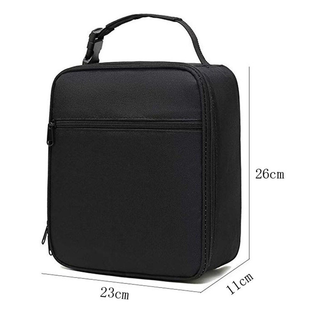 Koeltas Verpakking Organisator Outdoor Reizen Opbergtas Draagbare Thermische Geïsoleerde Koeler Lunchbox Tote School Picknick: Black
