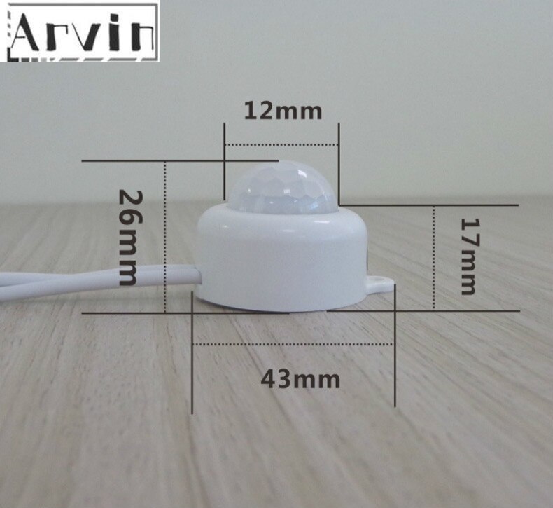 DC 5-24V/5A With USB Plug Human Body Infrared PIR Motion Sensor Switch For LED Strip Night Lights