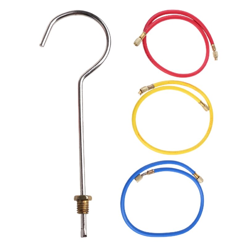 Ac diagnostisk manifold freon gauge slangesæt, der oplader  r134a r12 r22 r502 køleskabe