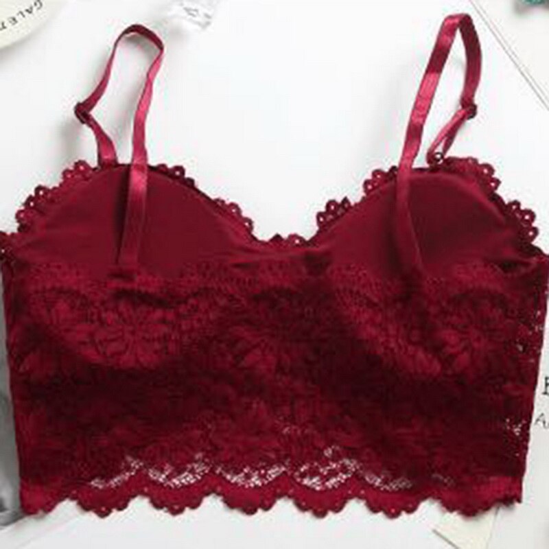 Lace Push Up Wireless Bras For WomenTop Sexy Women One Size Bralette Underwear Lingerie Full Cup Bra