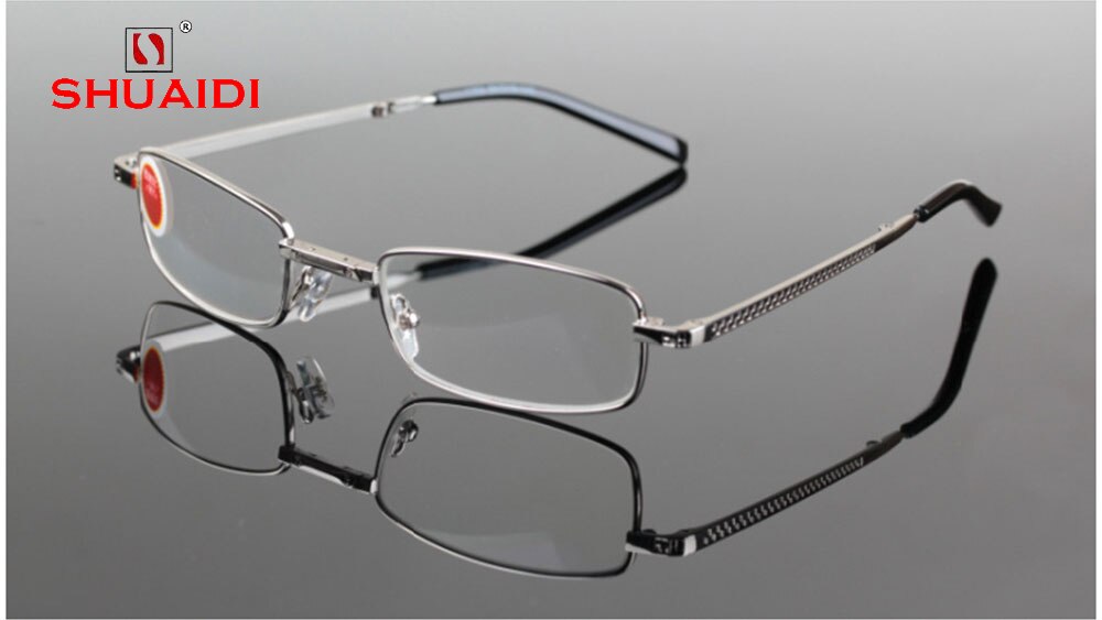 High-End Folding Reading Glasses Men Women Ultra-Light Portable Spectacles Glass Lens +0.75 +1 +1.25To +4