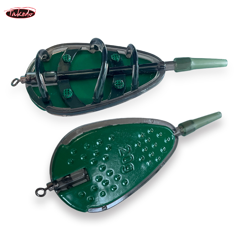 TAKEDO TN15 20G 30G 40G 50G 60G lanceur d'appât carpe mangeoire carpe méthode de pêche mangeoire et moule carpe matériel de pêche ensemble
