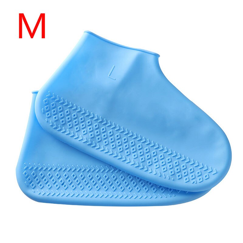Silikon Material unisex Schuhe Beschützer wasserdicht Schuh Startseite Regen Schuh Abdeckungen Regen Stiefel draussen regnerisch Tag Fuß Startseite: Gold