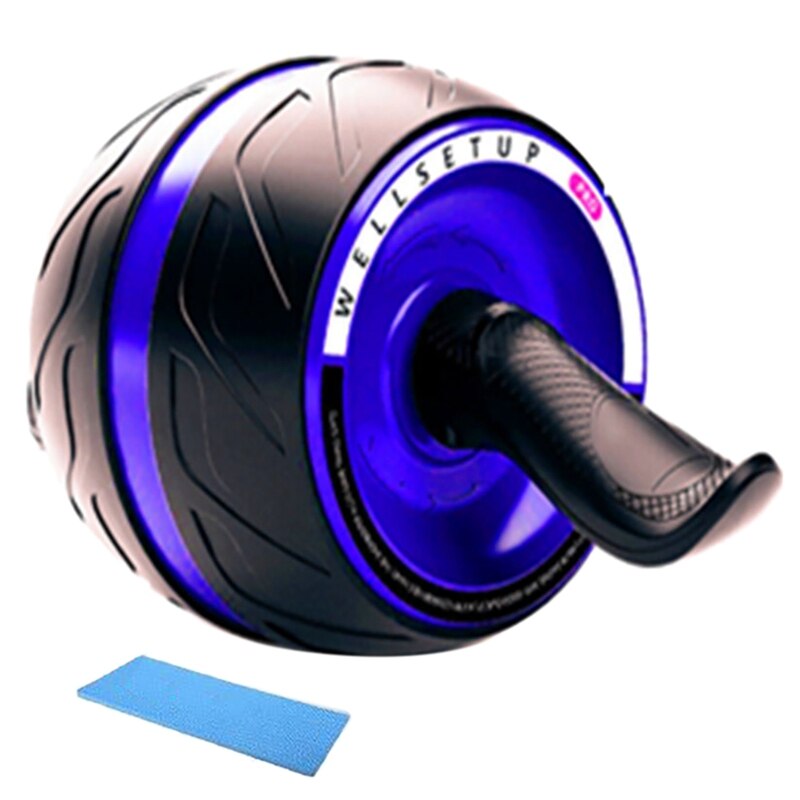 Perfect Fitness Ab Roller Wheel With Built In Spring Resistance At Home Core Workout Equipment Auto Mute Rebound: Clear