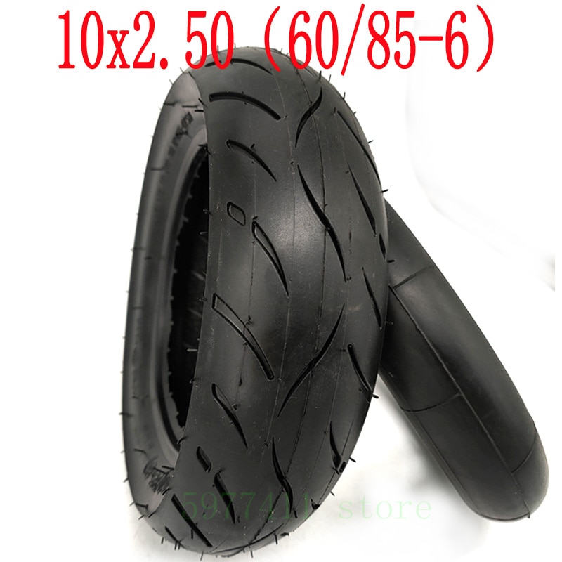 Pneu résistant à l'usure épaissi de 10x2.5 (60 / 85-6) Tubes intérieurs et 0uter pour Scooter électrique de 10 pouces