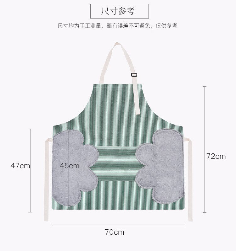 Aprons for Woman Girl Korean Style Thicken Cooking Apron Sexy Apron Kitchen Apron for Kitchen Heavy Duty Canvas