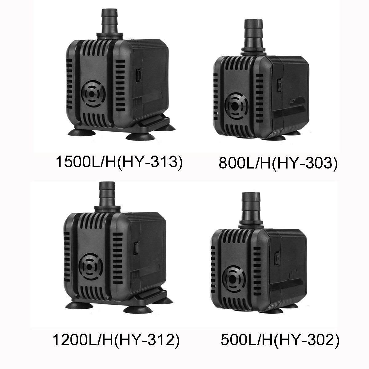 220V Portable Aquarium Water Pump ABS Low Power Mini Pumps Waterproof Submersible Fish Tank Pond Pool Fountains Water Pump