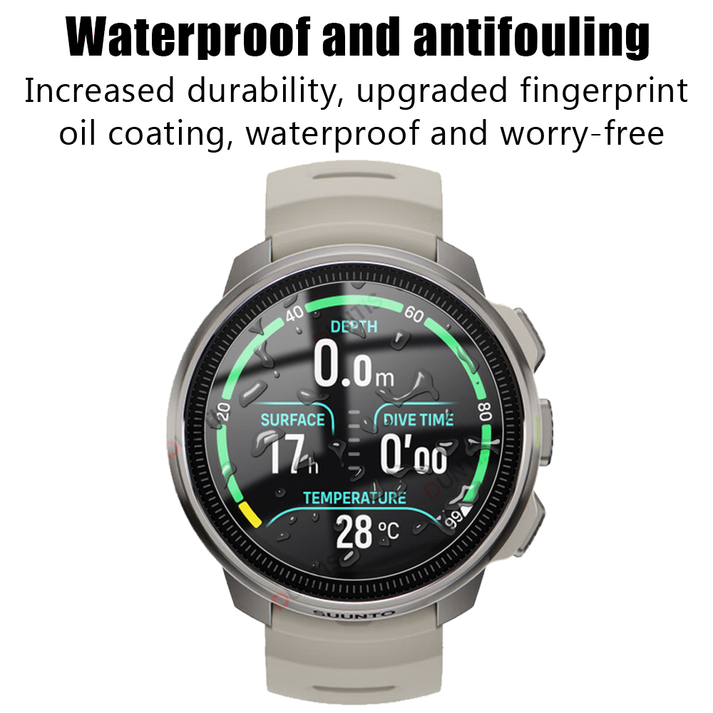 Película de vidro temperado 2.5d para suunto oceano hd protetor de tela para suunto oceano acessórios de vidro protetor anti-arranhões