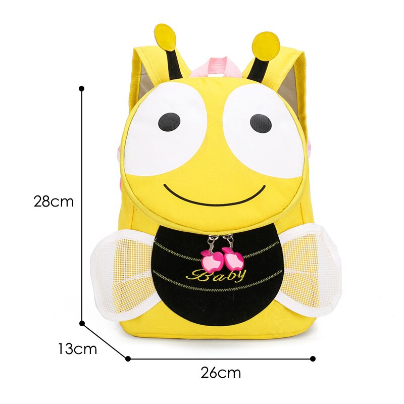 Elephant School toddler Backpack for Children Cute 3D Animal Kids School Bags Boys Girls Schoolbag plecak szkolny: 16