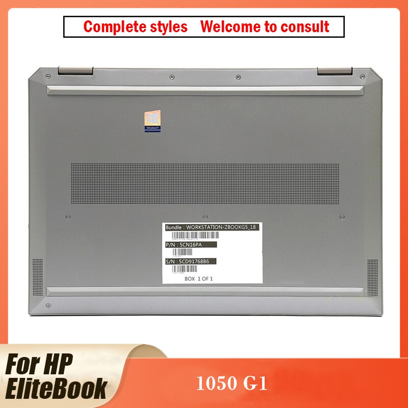 Neue Für HP EliteBook 1050 G1 Serie Laptop Silber Bottom Shell Untere Abdeckung Laptop Shell TPN-Q11C