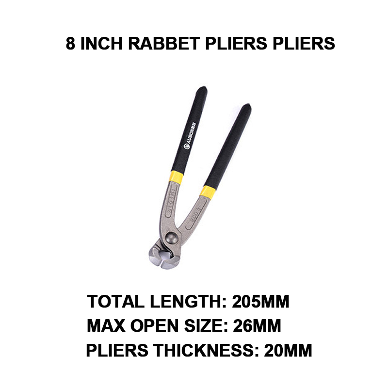 Nail Puller Pliers Pincers Nut Cracker Cutting Incision Steel Wire Hand Tools Crimping Tower Pincer 6" 8" 10" Claw Carpenters: NailPuller Pliers 8