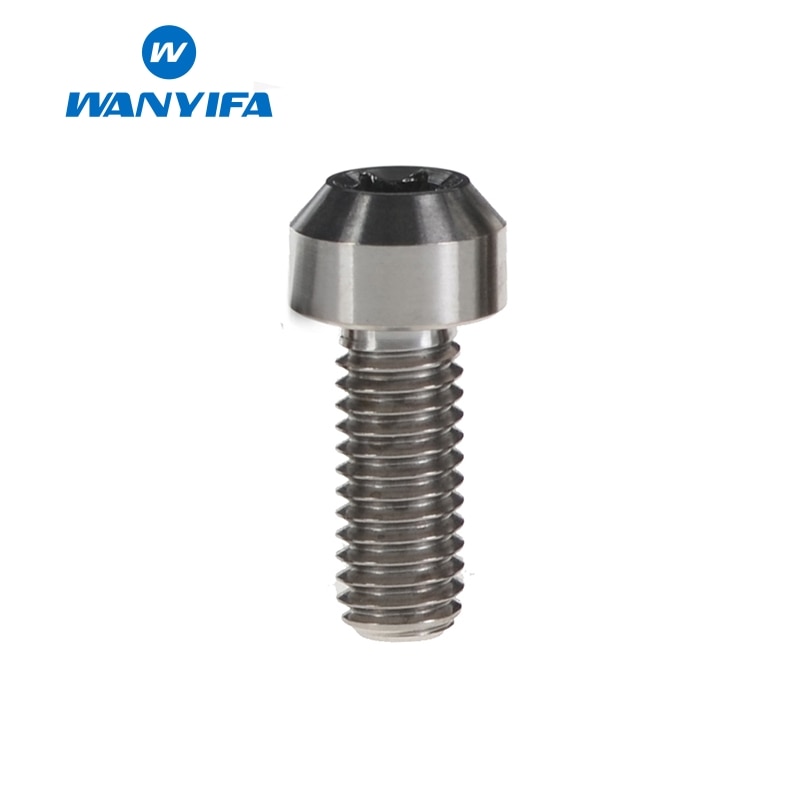 Wanyifa titanium ti -pultti  m6 x 10 15 20 25 30 35 40 50 60 65 80mm ti torx -kantaruuvi polkupyörän moottoripyörän muunnososiin
