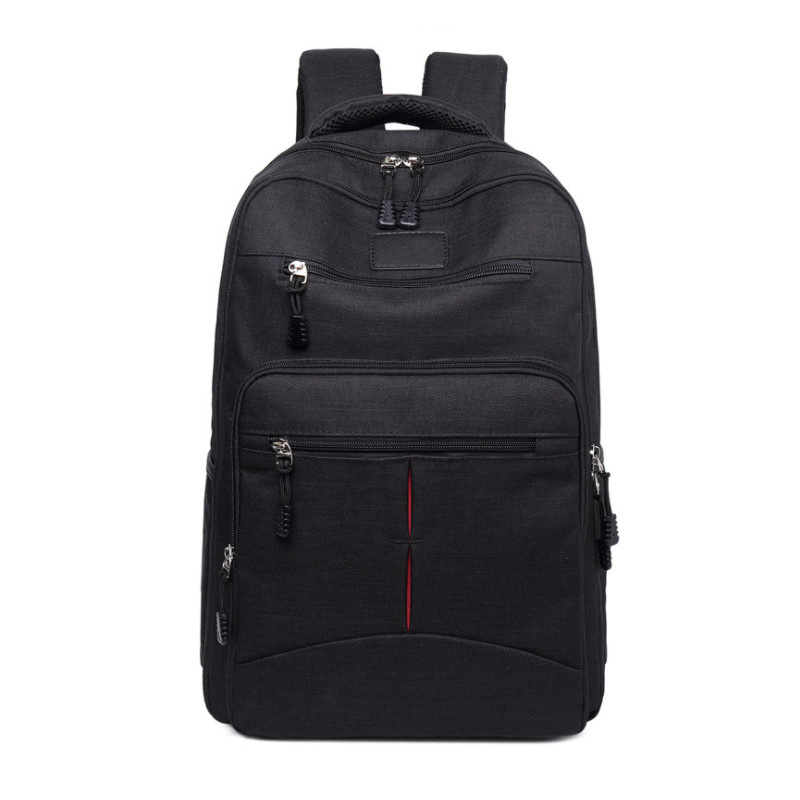 Chuwanglin Mode Rugzak Mannelijke Reistassen Casual Schooltas Waterdichte Laptop Rugzak Preppy Stijl Mannen Rugzakken S1610: Black