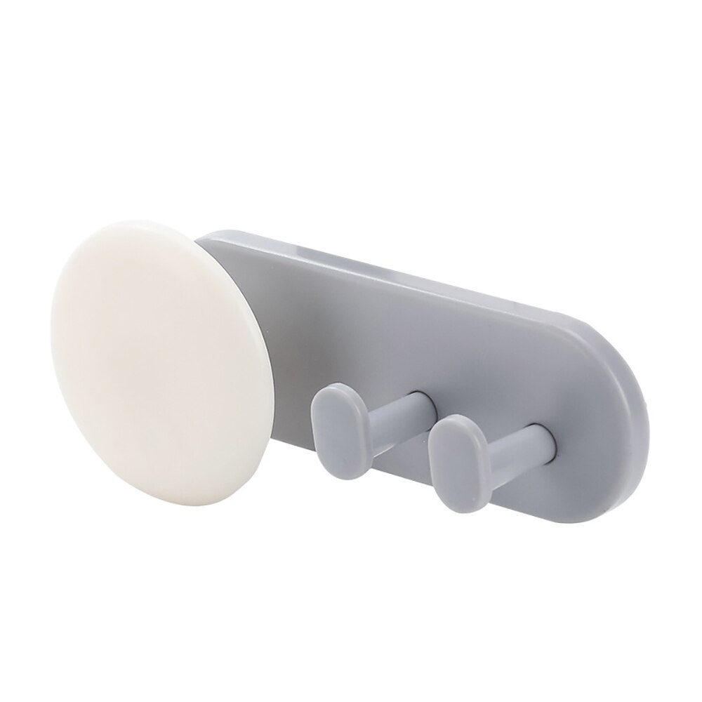 Naadloze Punch Gratis Plug Sticker Houder Muur Fixer Power Strip Houders Opslag Sockets Muur Houders Plank Stand Houder Plug Haak: Grijs