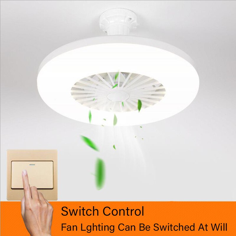 Modern ceiling fan with lights no remote control ceiling Fans lam for dining room bedroom 220v Multifunction LED lighting rest