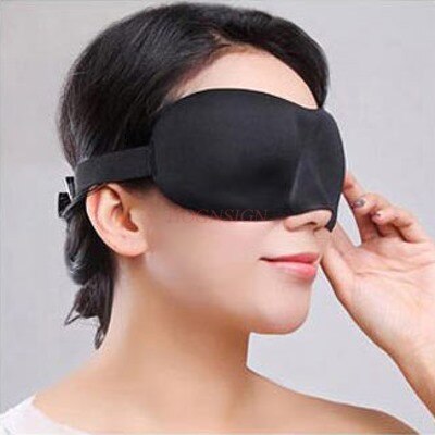 3d Stereo Eye Mask Sleep Shading Breathable Men And Women Sleeping Eye Comfortable Light Blocking Anti-noise Earplugs Eyes: black