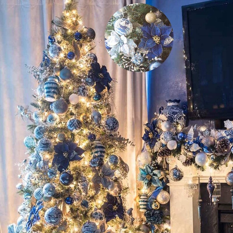 Kerst Kunstbloemen Voor Thuis Vrolijk Kerstboom De