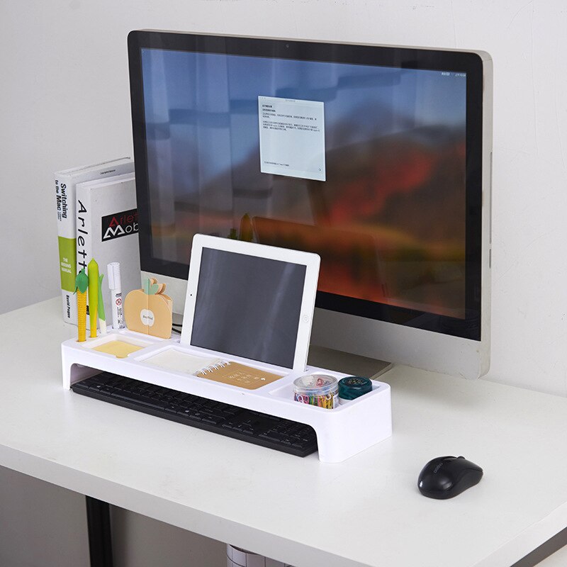 Tabletop Lagerung Regal, Multi-Funktionale Büro Lagerung Liefert, Computer Tastatur Sortierung Gestell, Schreibwaren Veranstalter