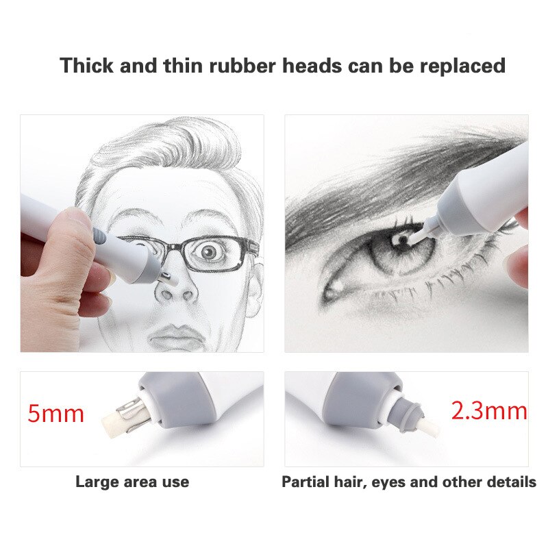 Elektrische Gum Kawaii Rubber School Schetsen Voor Hoogtepunt Draaien Gummen Leuke Student Briefpapier Gum Refill