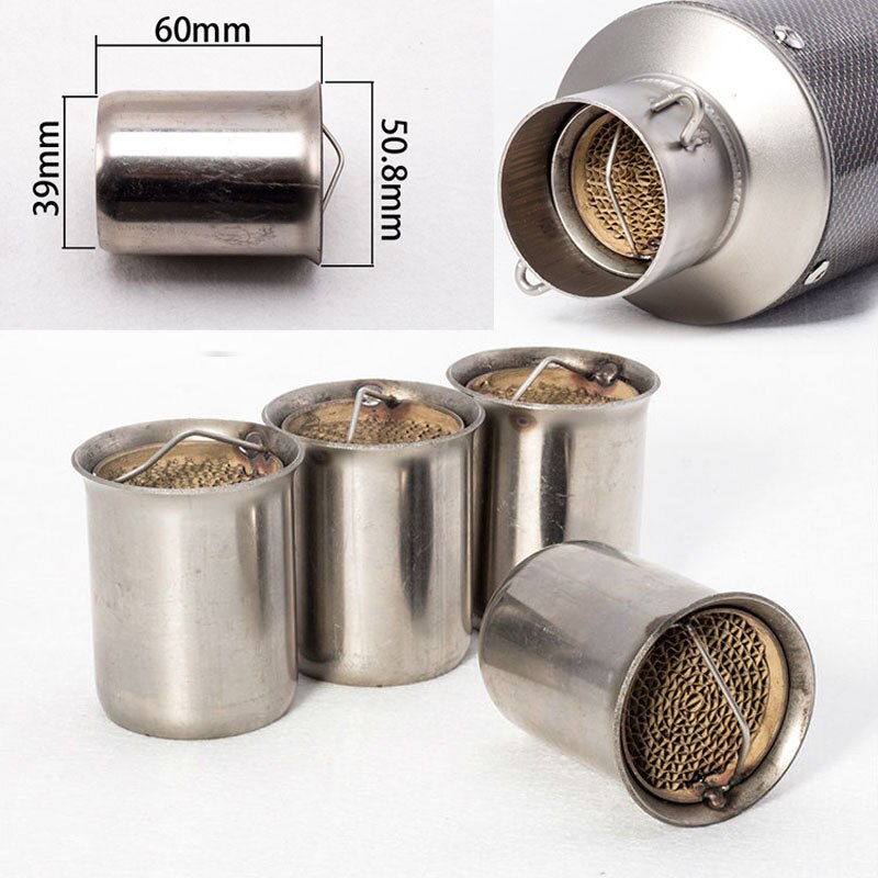 universal 51mm front end DB Killer for Motorcycle Exhaust Muffler DB killer Silencer Noise Sound Eliminator for Off road Bike