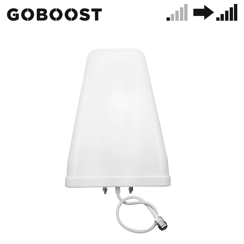 GOBOOST Outdoor Log Periodic Antenna Indoor Wall-mounted Antenna With 13M Cable For Cell Phone Signal Booster Accessory Kit