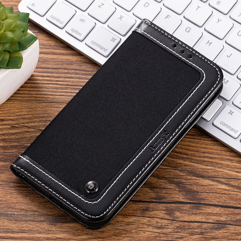 AMMYKI High-end Magnetic absorption Simple mobile phone back cover flip leather 5.0'For cubot hafury max case