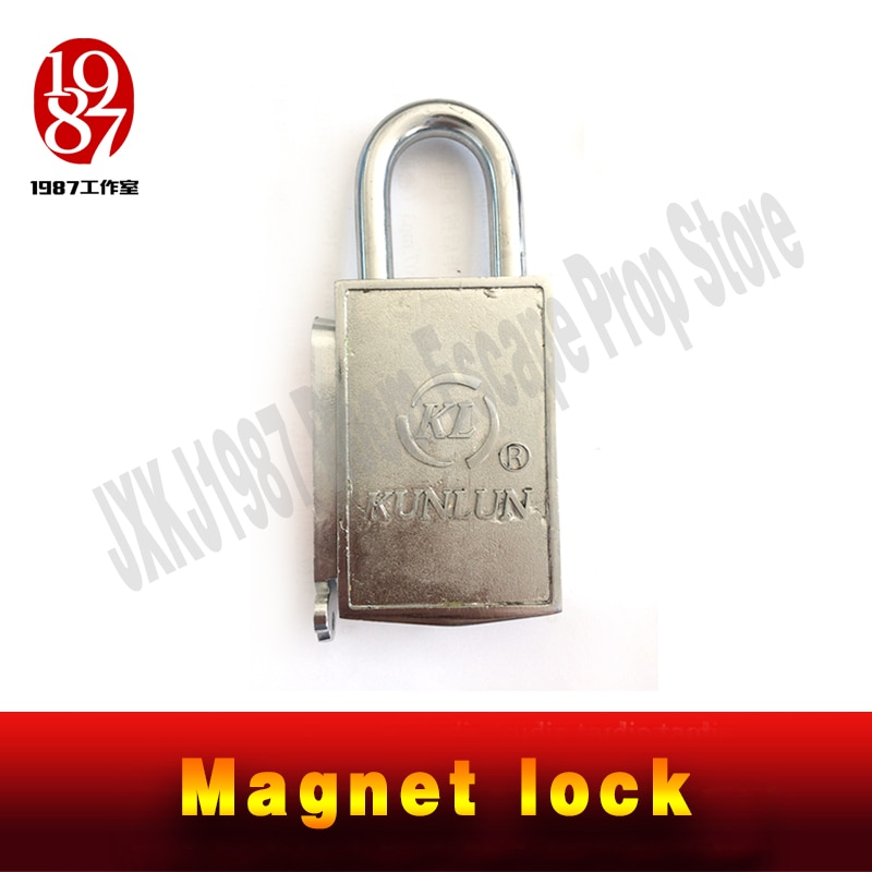 Magnet lock prop for escape room magnet key lock Real life escape mysterious room game prop from JXKJ1987 combination lock