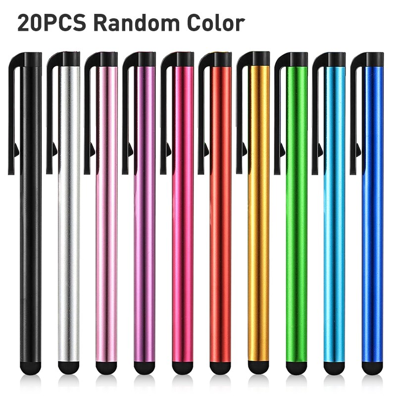 20pcs Stylus Pen for Capacitive Screen Universal Touch Pen Drawing Writting Pencil Accessories for Android Phone Tablet Notebook: 20pcs random color