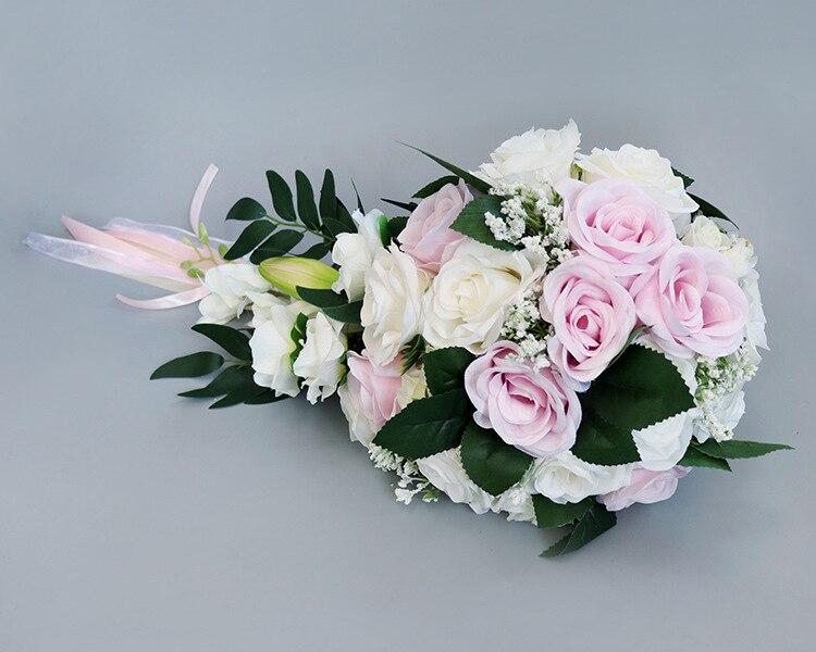 Popodion Hochzeit Strauß Braut Strauß Wasser Tröpfchen Mit Blumen Hochzeit Blumen Braut Blumensträuße war10151