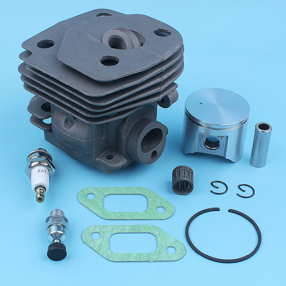 47mm cylindret stempelsæt til husqvarna 359 357xp 357 xp epa motorsav nikasil overtrukket reservedel til dekompression port