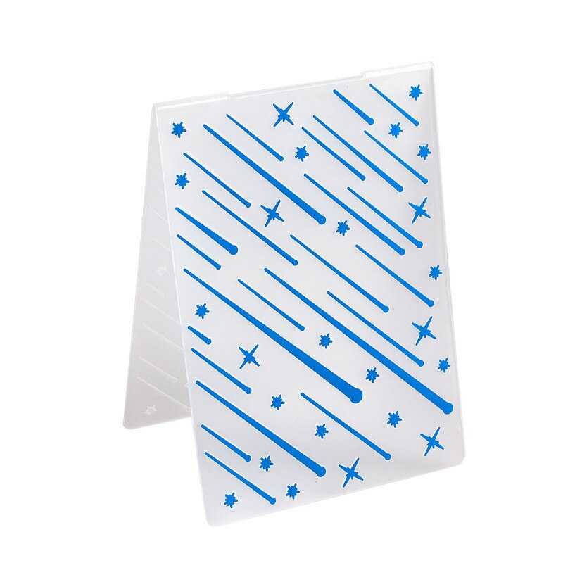 Heart Flower Lace Leaves Plastic Embossing Folders Stencils Template for DIY Paper Cards Album Scrapbooking Decoration: meteor