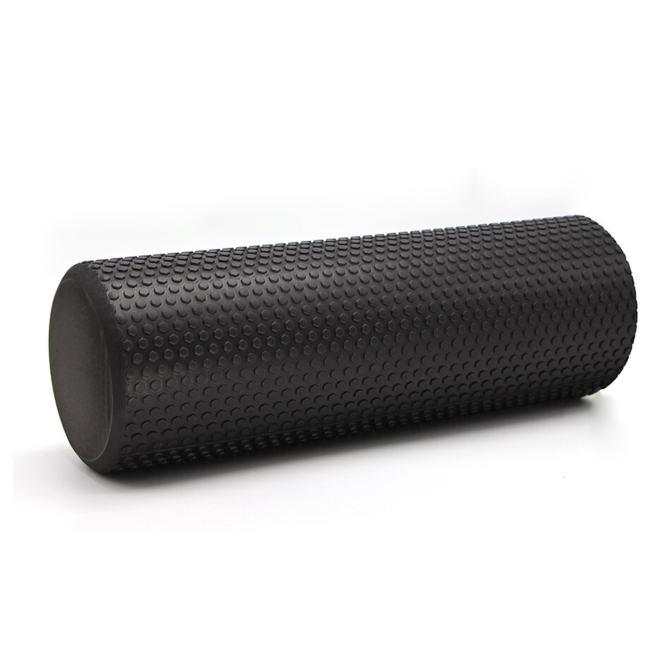 Yoga Pilates Yoga Block Pilates EVA Foam Roller Massage Roller Muscle Tissue Fitness Gym Yoga Pilates Workout Fitness Exercise: Black45 x15