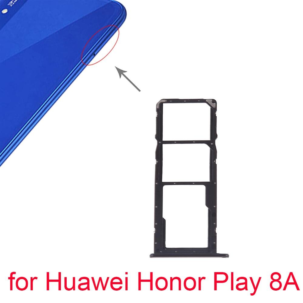 Nieuw Voor Huawei Honor Play 8A Sim Kaart Lade + Sim Card Tray + Micro Sd-kaart Voor Huawei Honor spelen 8A