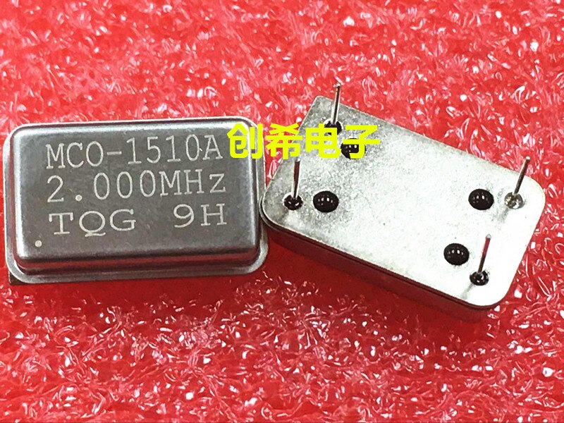 Crystal Oscillator 2MHZ 2.000MHZ 2M In-line Active Crystal OSC DIP-4 Rectangular Clock Vibration Full Size 5pcs