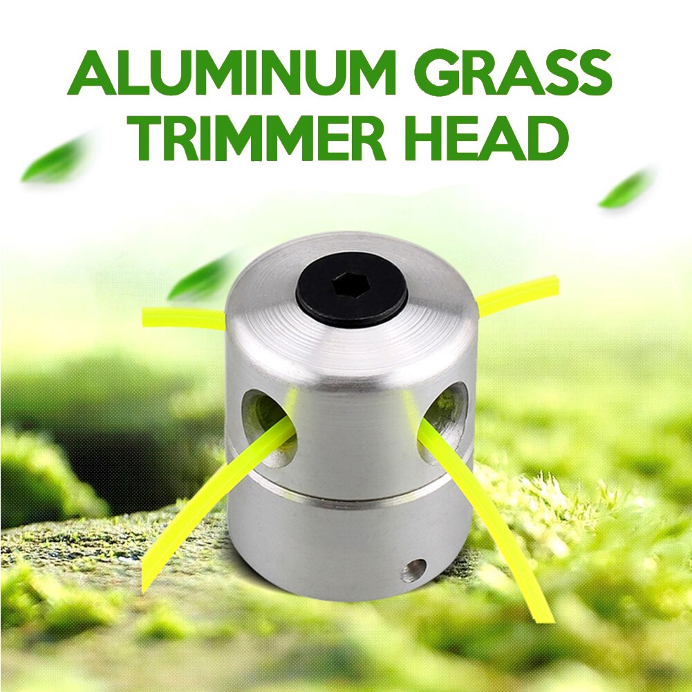 Universal Trimmer Head Aluminium Strimmer Head Trimmer Heads String Set Grass Brush Cutter Accessory Durable Strimmer Head