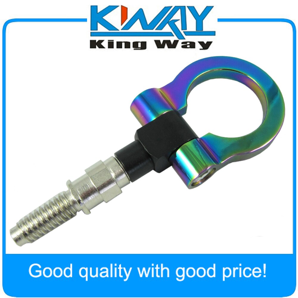 Gancho de remolque para BMW, E46, E81, E30, E36, E90, E91, E92 y E93, JDMSPEED-NEO cromado, EURO RACING, T2