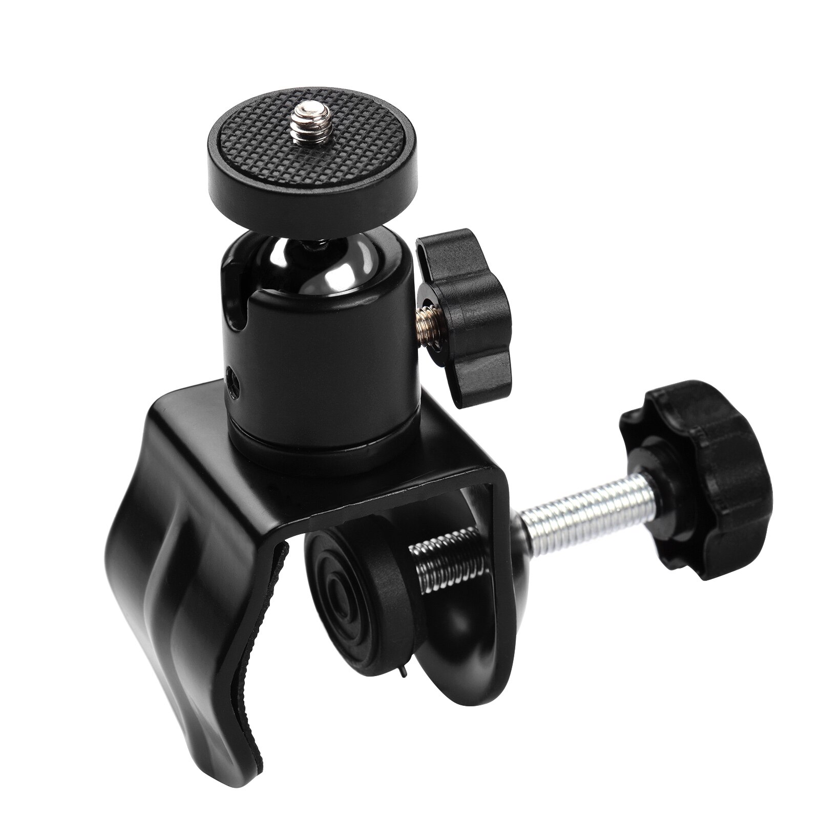Andoer Super Clamp Mount U-förmigen Befestigung Clamp mit Drehbare Ball Kopf für LED Licht Kamera Mikrofon Foto Studio video