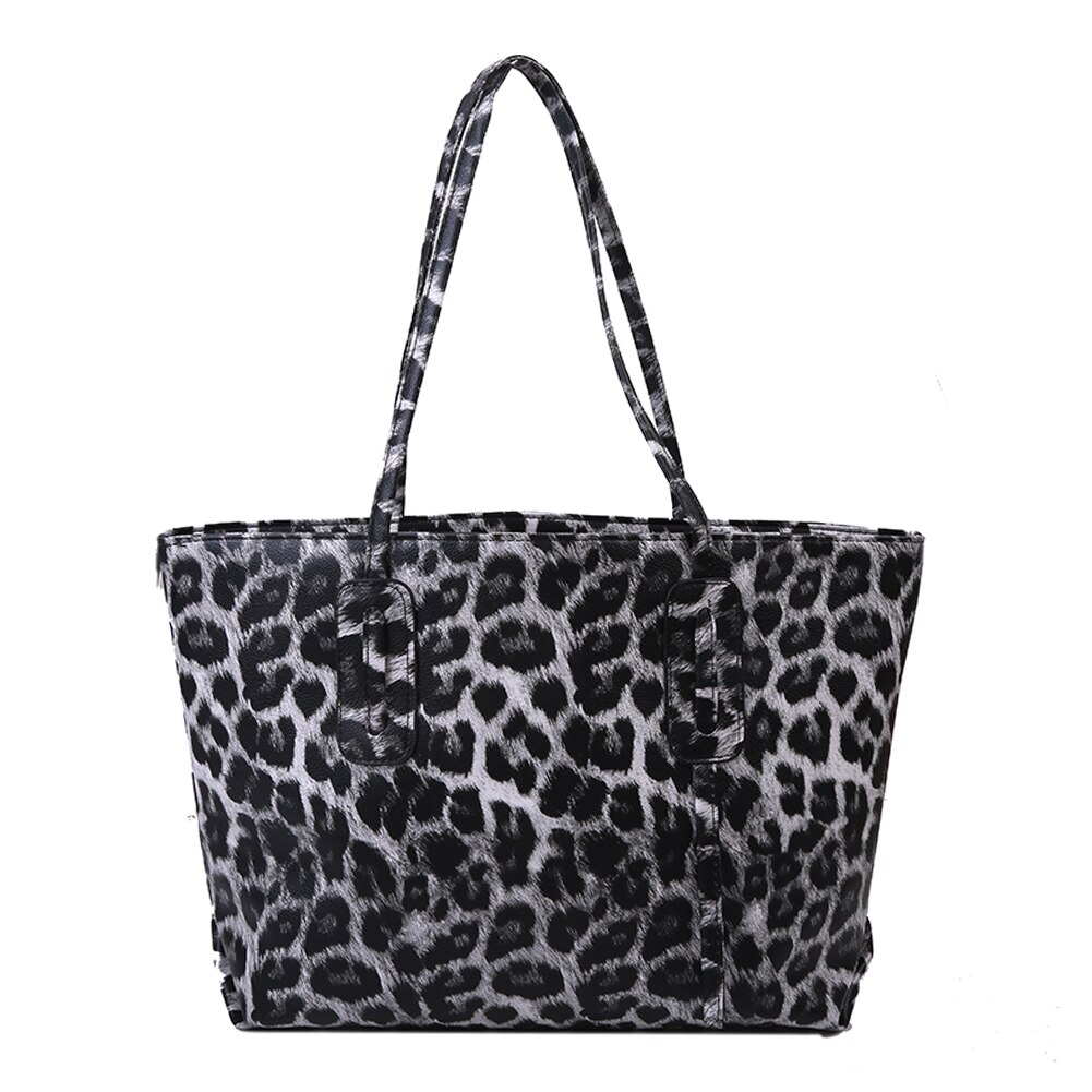 Leder Handtaschen für Frauen retro Leopard Zebra Ebene Druck Handtaschen Dame Große Kapazität Tote Schulter Einkaufstaschen: stil 3