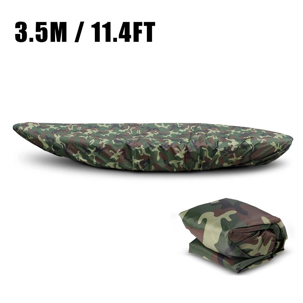 Cubierta Universal para Kayak, cubierta impermeable resistente a los rayos UV, protección contra el polvo, ideal para canoa o Kayak: Camouflage 3  3.5m