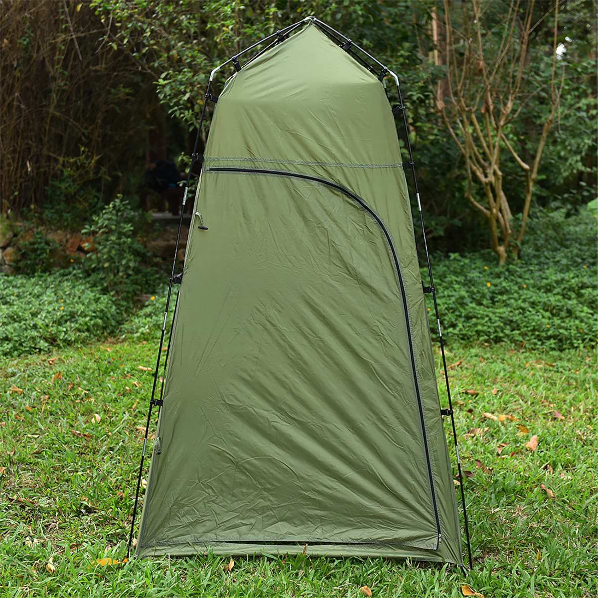 Portable Outdoor Shower Bath Changing Fitting Room Camping Tent Shelter Waterproof Beach Privacy Toilet Tent 120x120x195cm