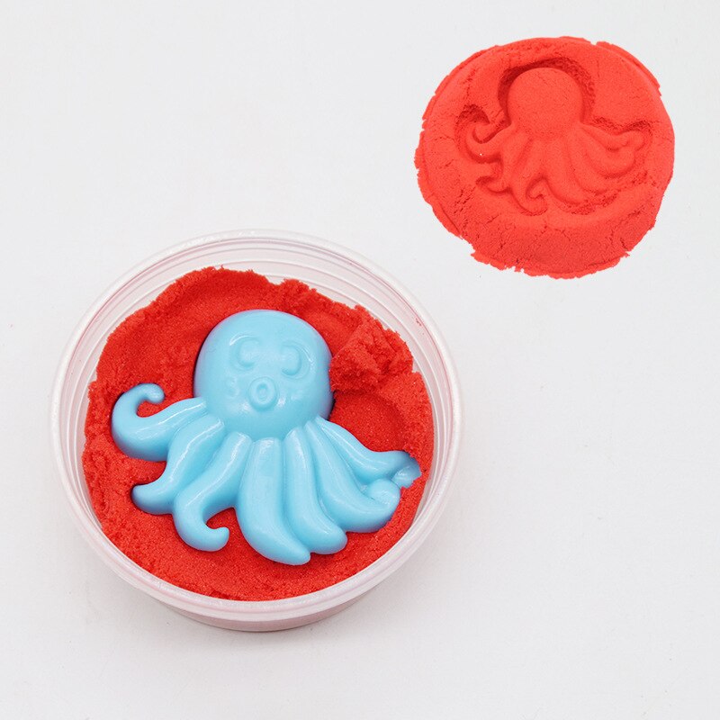 12 Color Children DIY Cotton Sand Upgrade Barrel Packaging Educational Toy Sand Magic Space Sand Plasticine Colorful mud toy