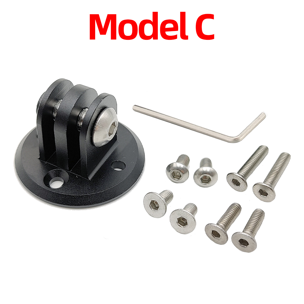 Adaptador de soporte de montaje combinado Garmin Gopro, adaptador de faro de cámara de liberación rápida para montaje de K-EDGE Garmin Wahoo Bryton: Rojo