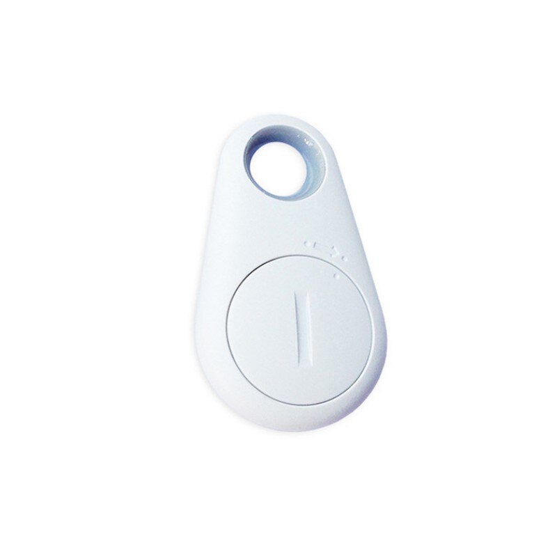 Portable Mini Anti-perte à distance dispositif Tracker Bluetooth alarme enfant portefeuille pour animaux de compagnie sac téléphone Finder boîte à clés Tracker pour IOS android: White
