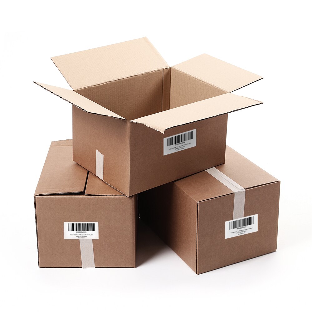 Y Essential-4"X2" Barcode Transportation and Multi-Purpose Labels,Thermal Labels,Compatible with Zebra Printers,Advanced Adhesi