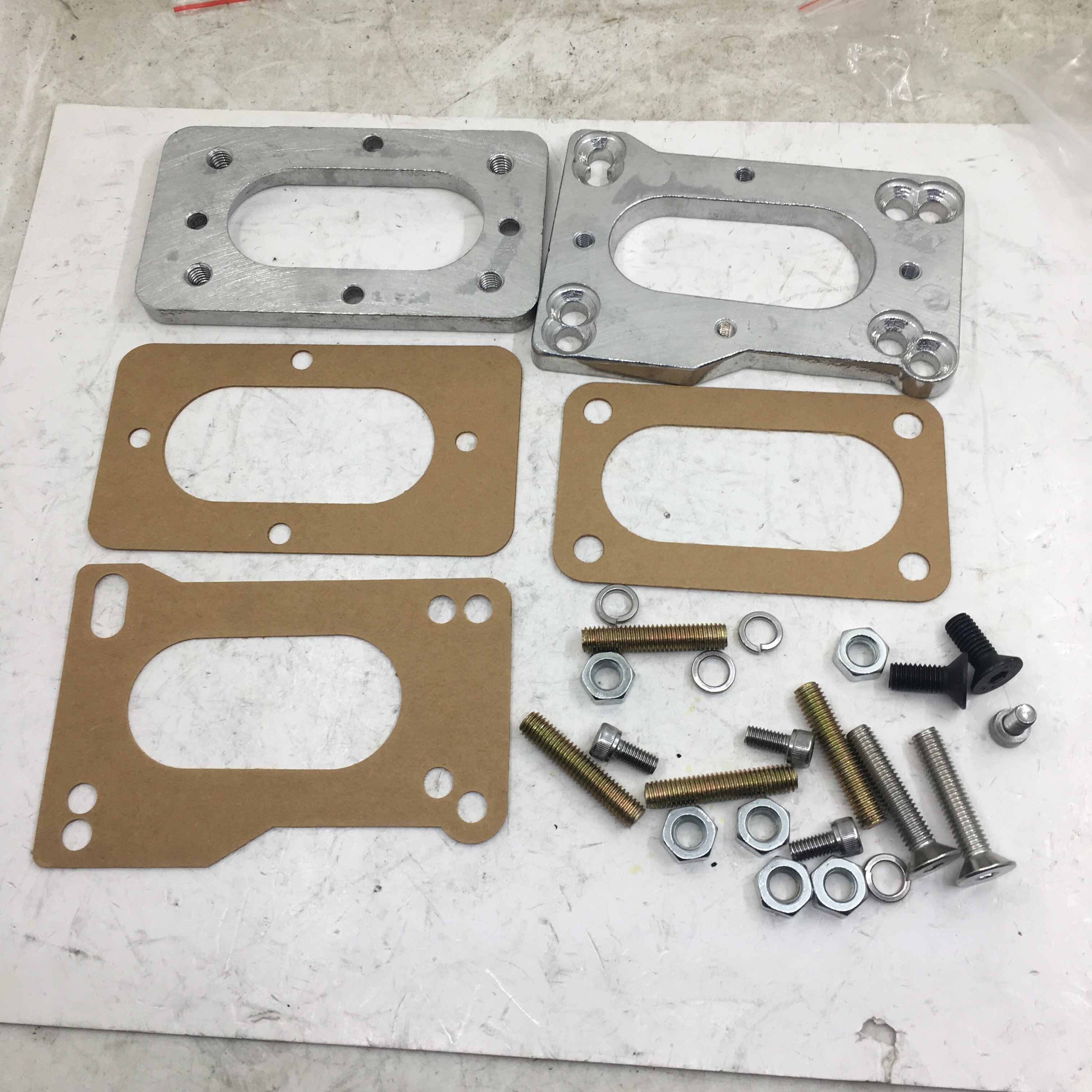 SherryBerg fajs EMPI carburettor carb Carburetor adapter kit for Toyota 22R 20R Weber gaskets hardware 32/36 dgv dgev dgav