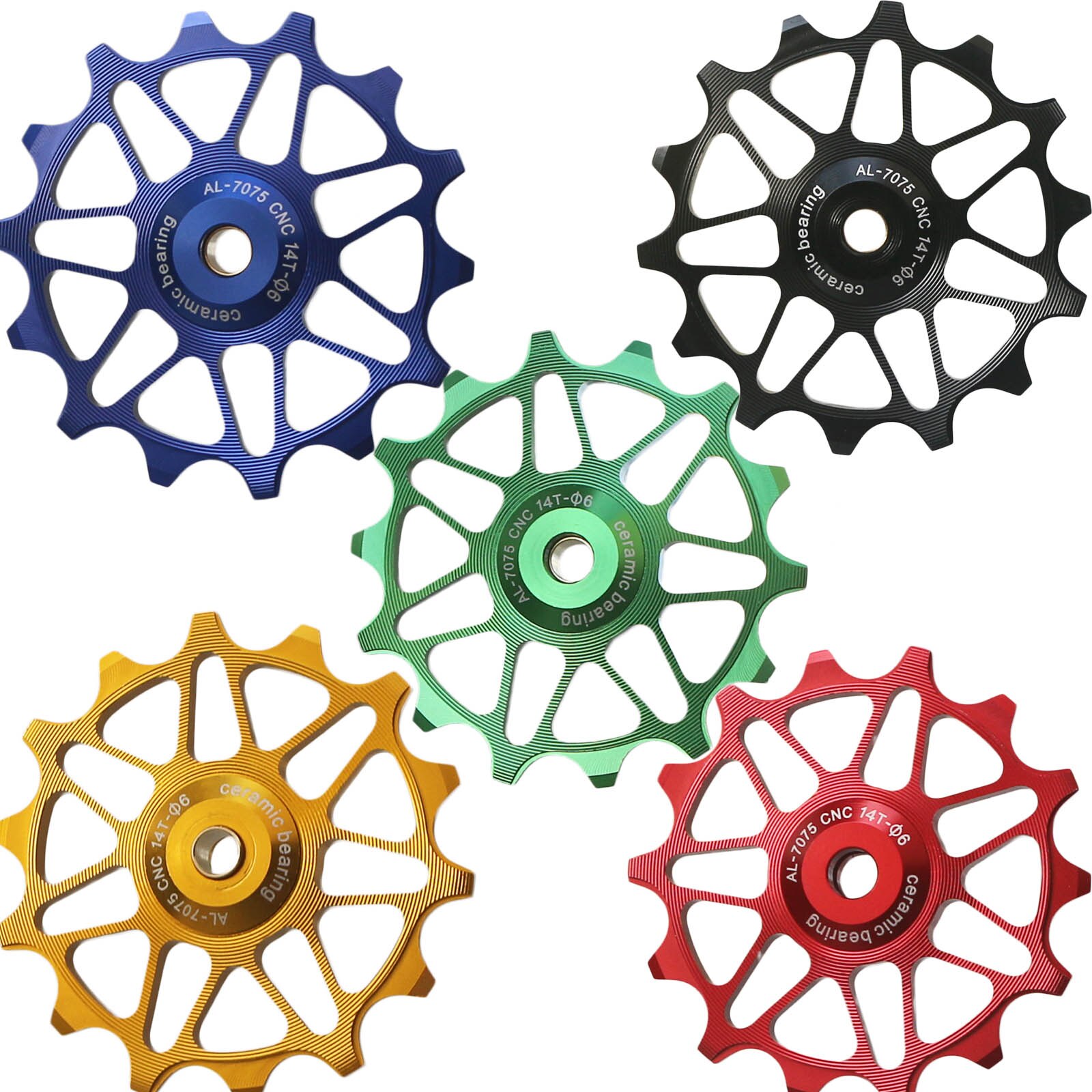 12T 14T 16T 18T Rennrad Keramik Rolle 11v 12v Schaltwerk Jockey Räder für Shimano Sram GX XX1 Adler X-synchronisieren Keramik Geschwindigkeit MTB führen