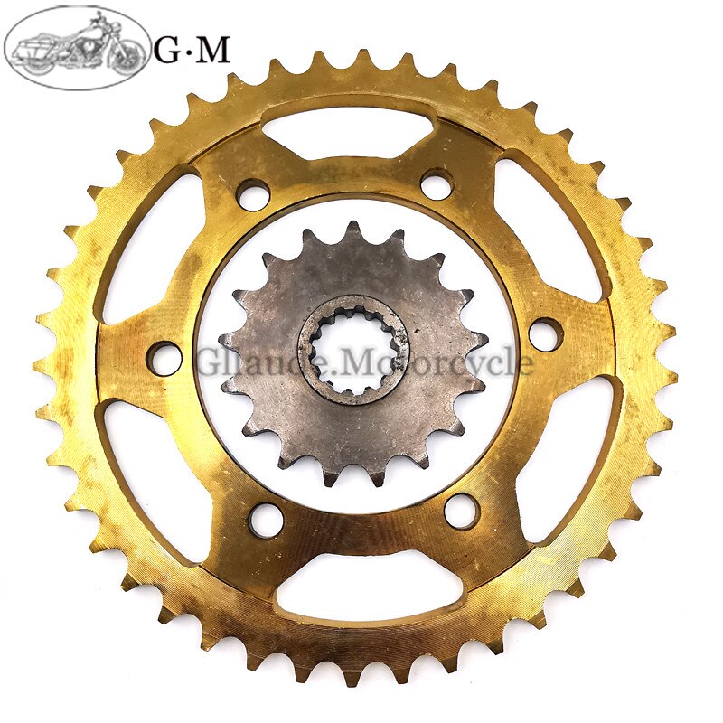 530 Chain Front &amp; Rear Sprocket gear 17 and 42 Teeth For YAMAHA YZF-R1 YZF R1 1998 FZ1 FZ1 N FZ1 S FZS 1000 Fazer 2001