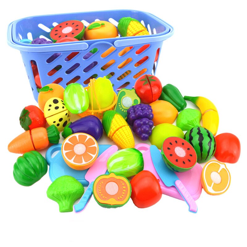 12Stck DIY Spielzeug vorgeben abspielen Simulation Küche Lebensmittel einstellen Kochen Schneiden Obst Pädagogisches Spielzeug Für freundlicher freundlicher Mädchen